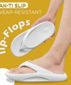 Anti-slip wear-resistant flip flops