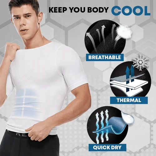 Last Day 70% OFF--MEN'S SHAPER COOLING T-SHIRT - Image 2