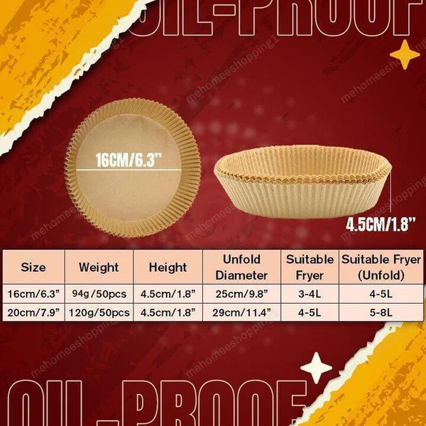 Air Fryer Disposable Paper Liner - Image 5