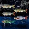 6 Segments Rattle Wobbler Swimbaits Hard Lures