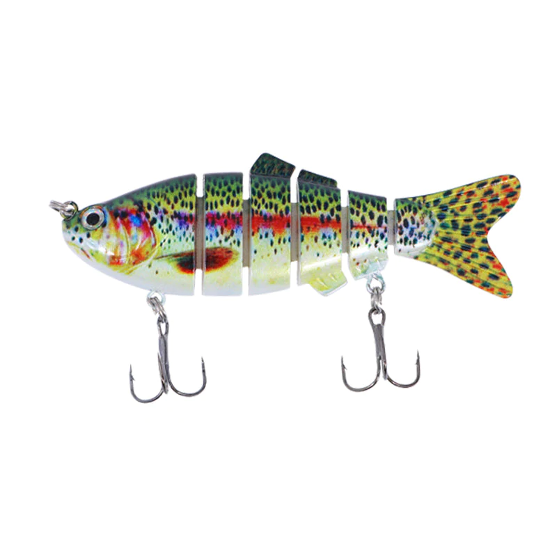 6 Segments Rattle Wobbler Swimbaits Hard Lures - Image 6