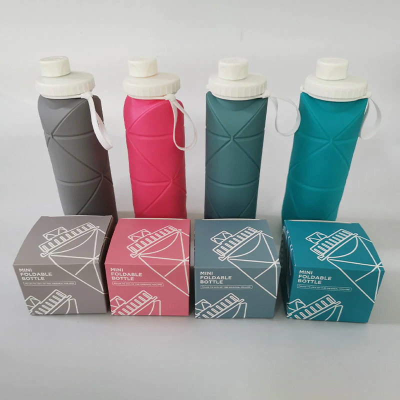 Foldable silicone sports bottle - Image 9