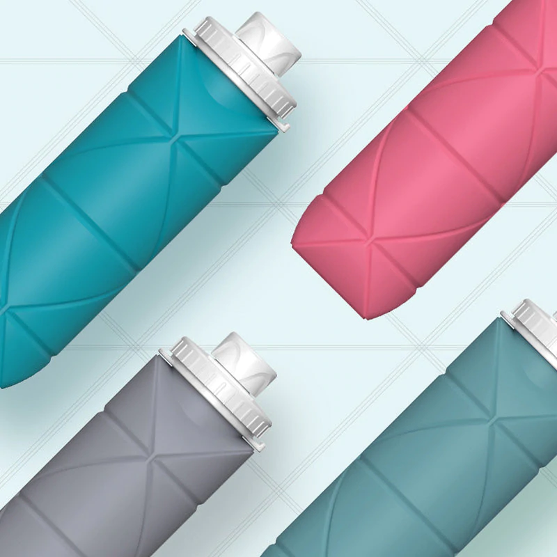 Foldable silicone sports bottle - Image 7