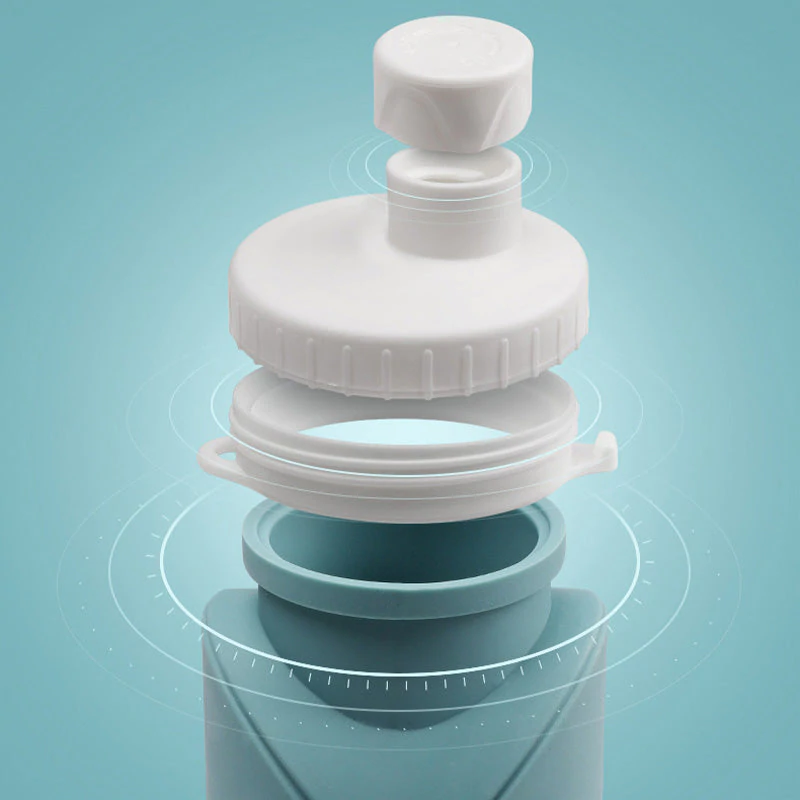 Foldable silicone sports bottle - Image 6