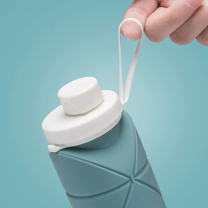 Foldable silicone sports bottle - Image 5