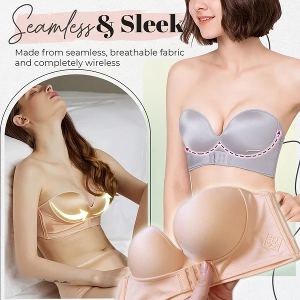 Strapless Front Buckle Bra - Image 12