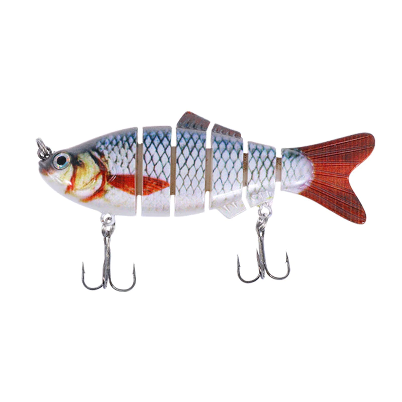 6 Segments Rattle Wobbler Swimbaits Hard Lures - Image 7