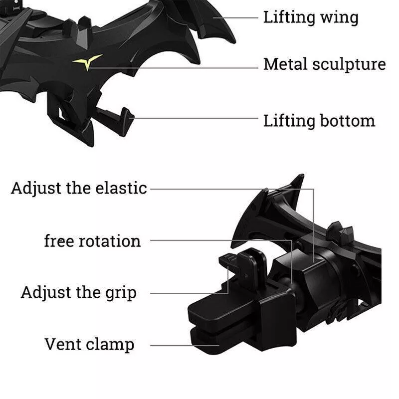 (🔥Hot Sale--48%OFF)Bat Wings Car Phone Holder - Image 10