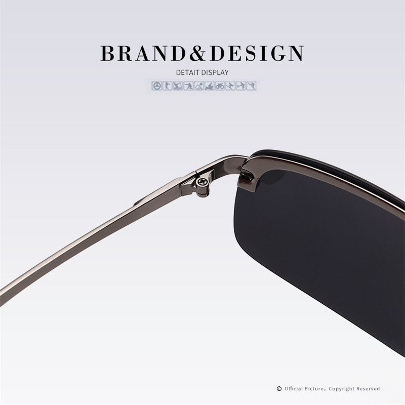 2022 Men's Photochromic Sunglasses with Anti-glare Polarized Lens - Image 6