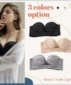 Magic Strapless Front Buckle Bra