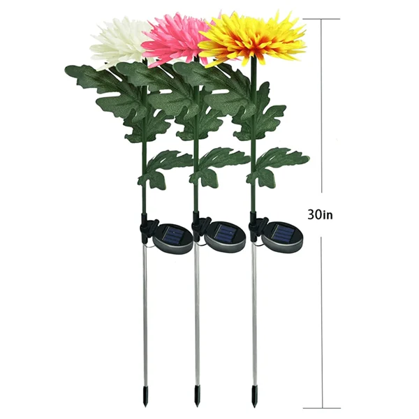 🔥Last Day Promotion 45% OFF - 30" Chrysanthemum Solar Garden Stake LED - Image 9