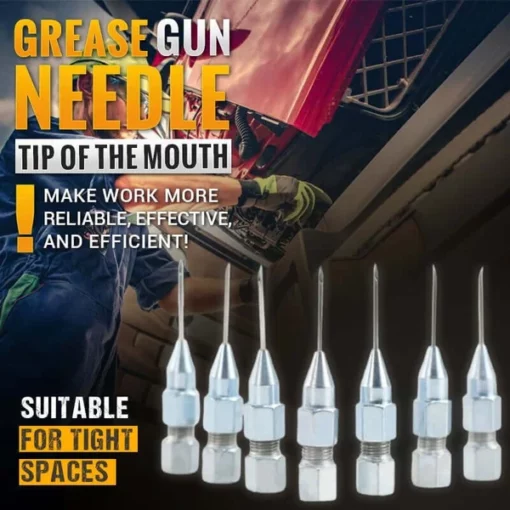 GREASE GUN NEEDLE TIP OF THE MOUTH