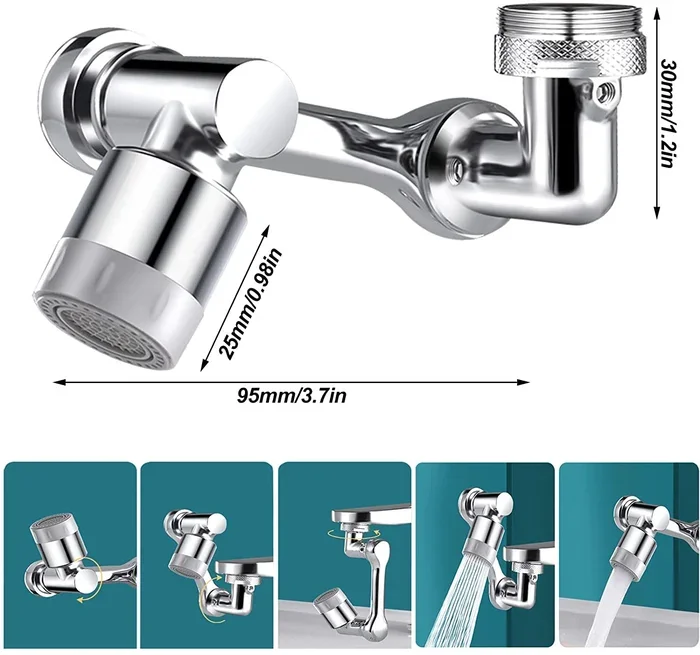 1080° ROTATING SPLASH FILTER FAUCET - Image 6