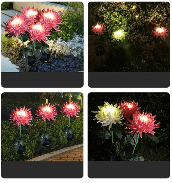 🔥Last Day Promotion 45% OFF - 30" Chrysanthemum Solar Garden Stake LED - Image 5