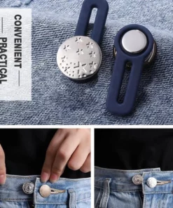 Jeans Retractable Button