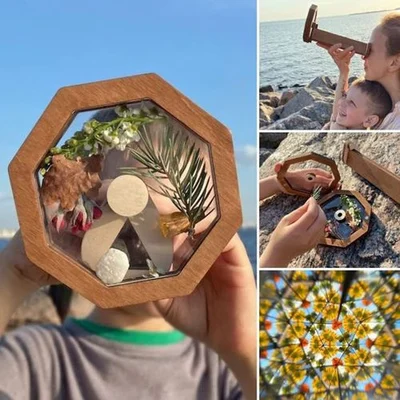🎉HOT SALE- Wooden Handmade Kaleidoscope Kit - Image 3