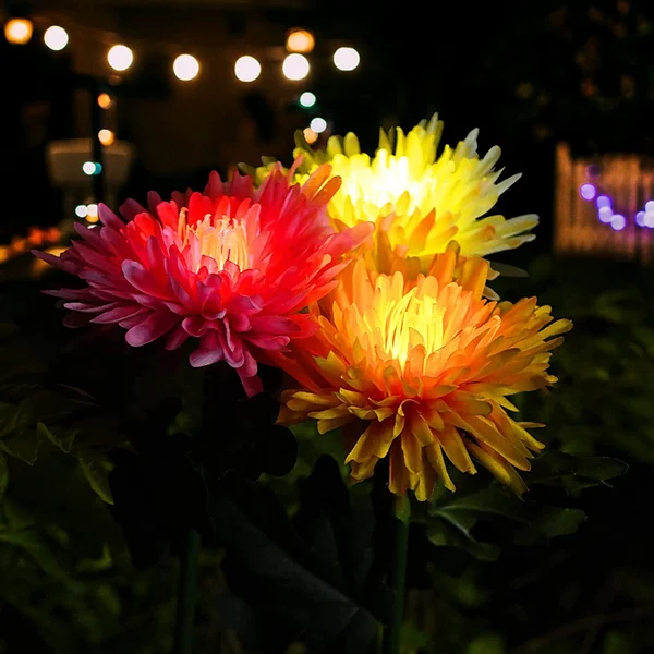 🔥Last Day Promotion 45% OFF - 30" Chrysanthemum Solar Garden Stake LED - Image 2