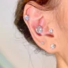 Magnetic Zircon Stud Ear Clip