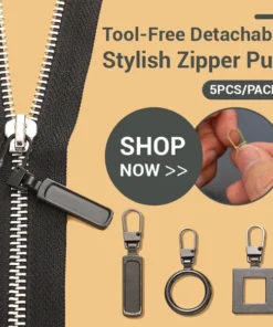 Tool-Free Detachable Stylish Zipper Pull