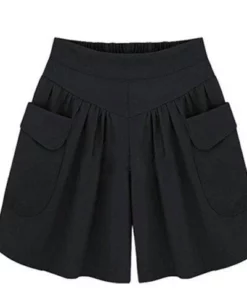 Women Beach Casual Hot Shorts with Elastic Waistband