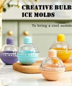 Light Bulbs Ice Molds