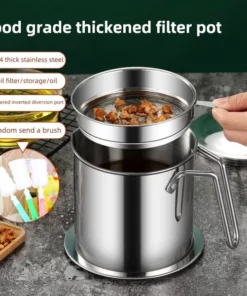 Stainless Steel Oil Filter Pot