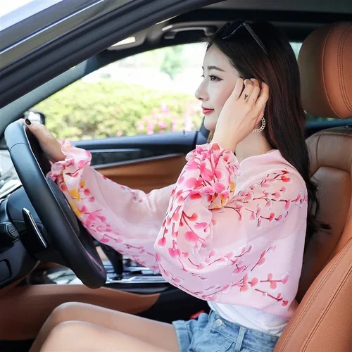 Driving/Traveling Sun-protective Shawl For Ladies - Image 4