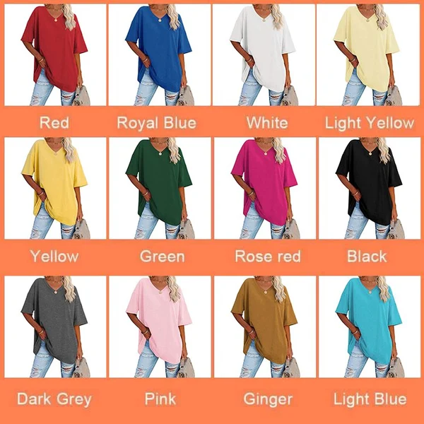 Summer New Women's Loose T-shirt - Image 5