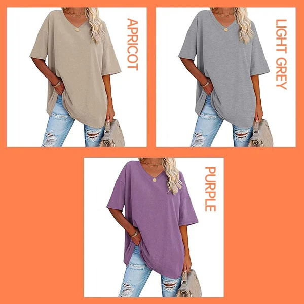 Summer New Women's Loose T-shirt - Image 4