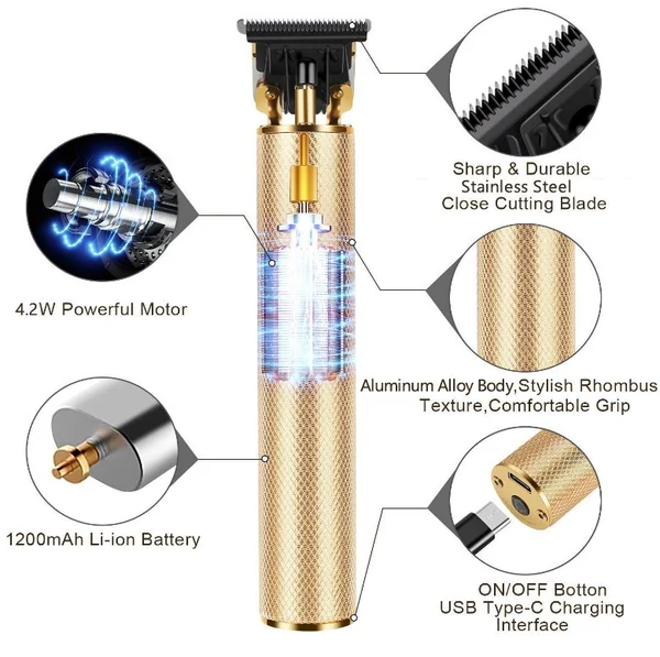 Father's Day Perfect Gift🎁-Cordless Zero Gapped Trimmer Hair Clipper - Image 12