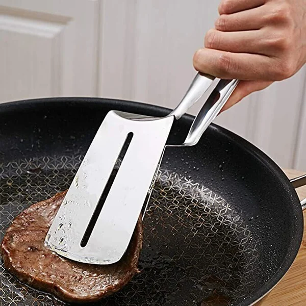 Multifunctional Frying Spatula Steak Clip 304 Stainless Steel - Image 2