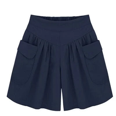 Women Beach Casual Hot Shorts with Elastic Waistband - Image 2