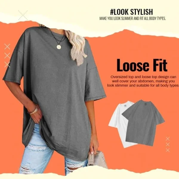 Summer New Women's Loose T-shirt - Image 2