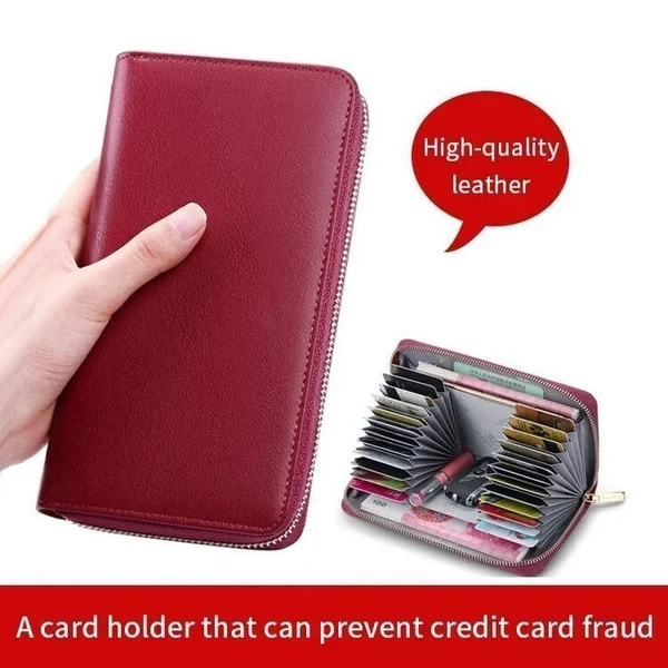 Unisex Anti-Credit Card Fraud Multi-compartment Wallet - Image 2