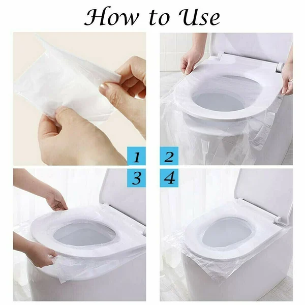 Biodegradable Disposable Plastic Toilet Seat Cover(🔥Summer Sale - 48% OFF) - Image 2