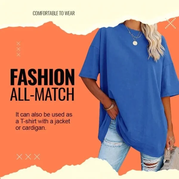 Summer New Women's Loose T-shirt - Image 3