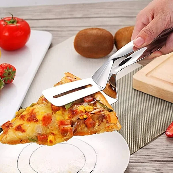 Multifunctional Frying Spatula Steak Clip 304 Stainless Steel - Image 5