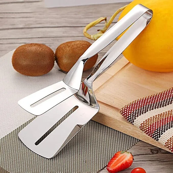 Multifunctional Frying Spatula Steak Clip 304 Stainless Steel - Image 6