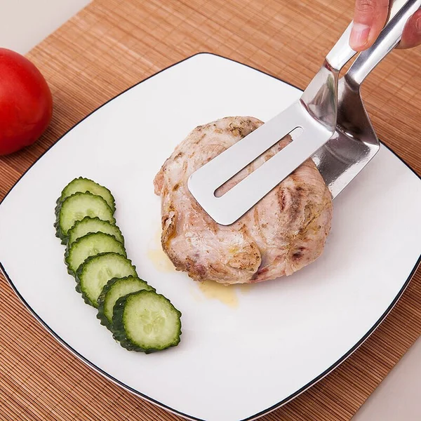Multifunctional Frying Spatula Steak Clip 304 Stainless Steel - Image 4