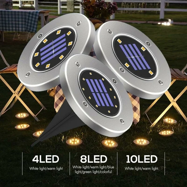 Solar Powered Floor Path LED Light