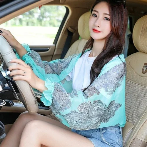 Driving/Traveling Sun-protective Shawl For Ladies - Image 7