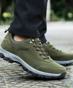 Men's good arch support outdoor breathable walking shoes