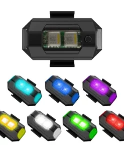 7 Colors LED Aircraft Strobe Lights & USB Charging