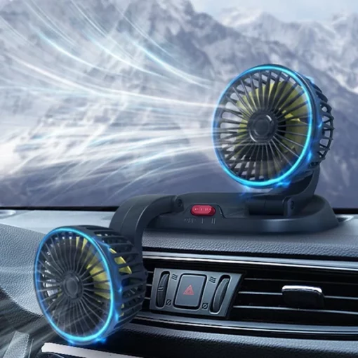 2022 Newly Double Cooling Car Fan