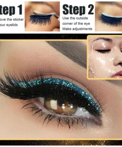 Reusable Eyeliner And Eyelash Stickers