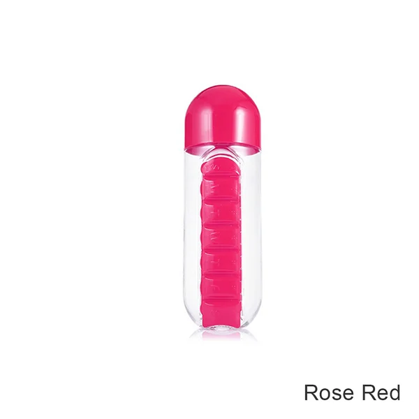 Water Bottle With Weekly Pillbox - Image 5