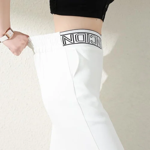 Ice Silk High Waist Wide-leg Pants - Image 13