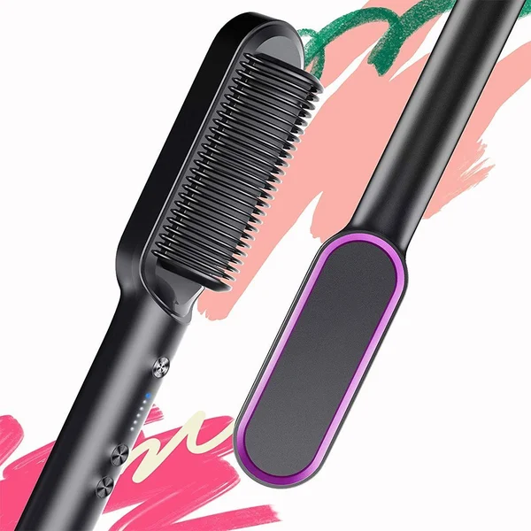 Negative Ion Hair Straightener Styling Comb - Image 3