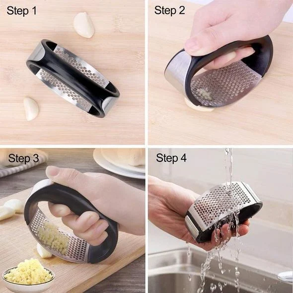 Stainless Steel Garlic Press - Buy 1 Get 1 Free - Image 7