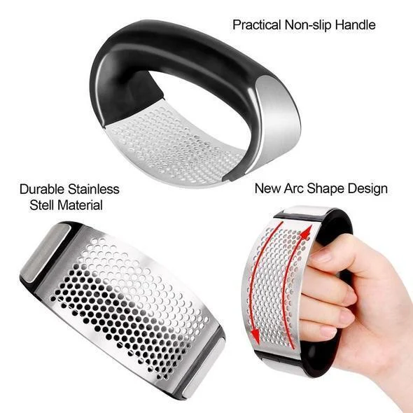 Stainless Steel Garlic Press - Buy 1 Get 1 Free - Image 5